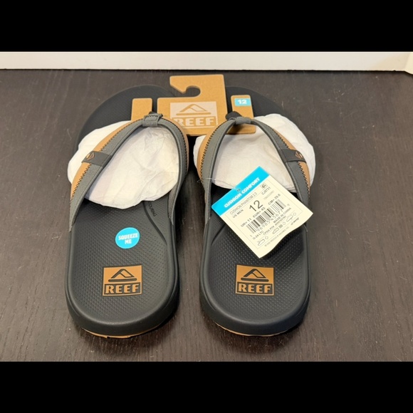 Reef Cushion Phantom 2.0 Flip Flops Sandals Tobacco/Grey Mens 12 main image 12